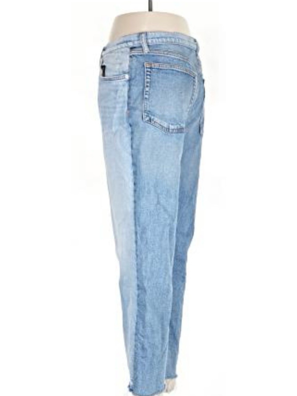 rag & bone Two-Tone Light Blue Straight Jeans size 32